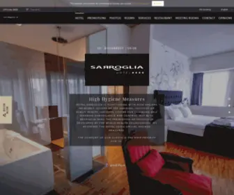 Sarrogliahotel.com(Sarroglia Hotel in Bucharest) Screenshot