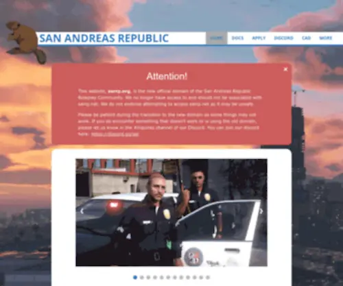 Sarrp.org(San Andreas Republic) Screenshot