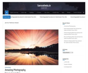 Sarswatiedu.in(Quality Work) Screenshot