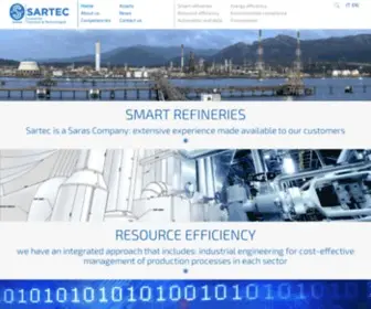 Sartec.it(Saras Ricerche e Tecnologie) Screenshot