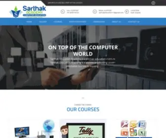 Sarthakcomputer.com(Kadi, Gujarat) Screenshot