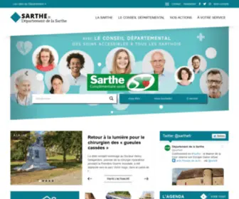 Sarthe.com(Le portail de la Sarthe) Screenshot