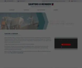 Sartori-Berger.de(Sartori & Berger) Screenshot