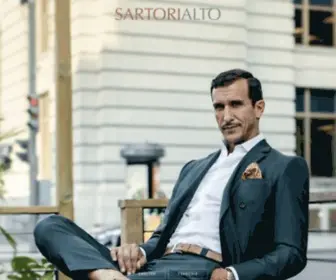 Sartorialto.com(Luxury bespoke tailoring in Montreal) Screenshot