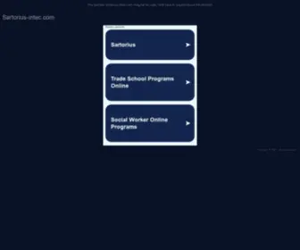 Sartorius-Intec.com(sartorius intec) Screenshot