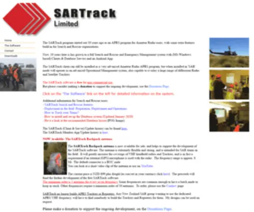 Sartrack.nz(SARTrack Search and Rescue Management system) Screenshot