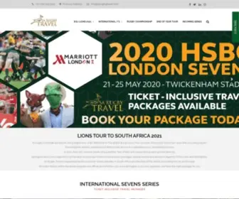 Sarugbytravel.com(SA Rugby Travel) Screenshot