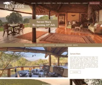 Sarunicamp.com(Saruni Mara) Screenshot