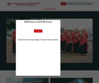 Sarvodayacollege.org(Sarvodaya Computer Science College) Screenshot