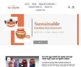 Sarvosarth.com(Sarvosarth Buy Mitti Ke Bartan) Screenshot