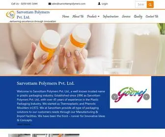 Sarvottampolymers.com(Sarvottam polymers pvt. ltd) Screenshot