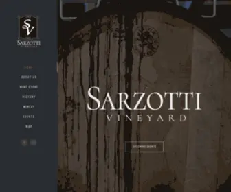 Sarzottiwinery.com(Sarzotti Winery) Screenshot