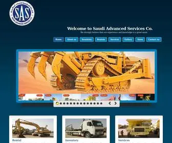 Sas-CO.com.sa(Saudi Advanced Services Co) Screenshot