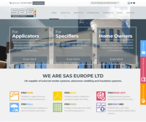 Sas-Europe.com(SAS Europe) Screenshot