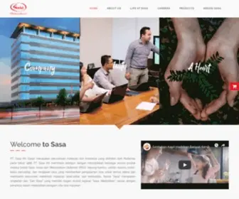 Sasa.co.id(Official Website Sasa) Screenshot