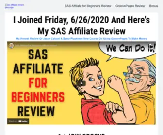 Sasaffiliatereviewplus.com(SAS Affiliate Review) Screenshot