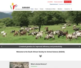 Sasas.co.za(Animal production) Screenshot