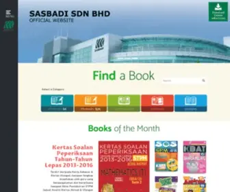 Sasbadisb.com(Sasbadi Sdn Bhd) Screenshot