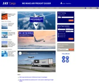 Sascargo.com(SAS Cargo) Screenshot