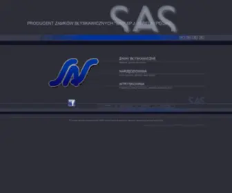 Sas.com.pl(PRODUCENT ZAMKÓW BŁYSKAWICZNYCH "SAS" SP.J) Screenshot