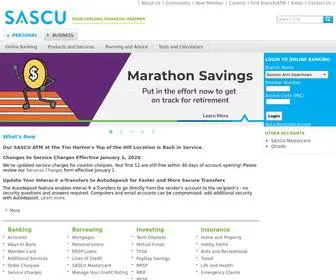 Sascu.com(SASCU is your financial partner for all) Screenshot