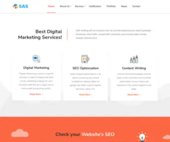 Sasdigitalmarketing.com(Digital Marketing Agency) Screenshot