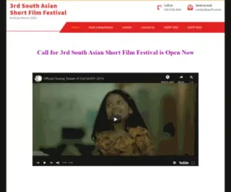 Sasff.online(3rd SOUTH ASIAN SHORT FILM FESTIVALSASFF) Screenshot