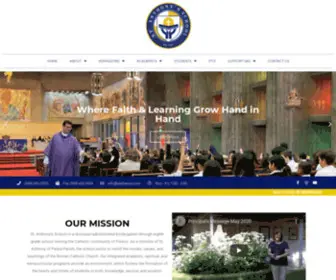 Sasfresno.com(Anthony's Catholic School) Screenshot