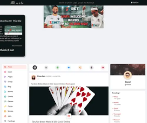 Sash.co.ke(Premium social networking site in kenya) Screenshot