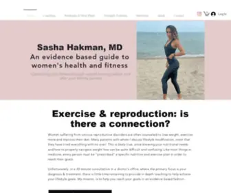 Sashahakman.com(Fitness And Nutrition For Infertility) Screenshot