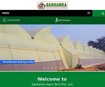 Sashankaagrotech.com(Polycarbonate Greenhouse Manufacturer) Screenshot