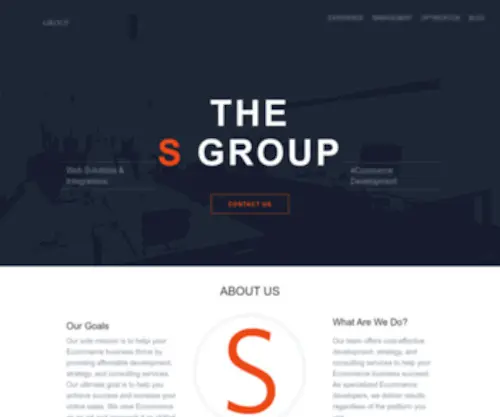 Sashas.org(The S Group Ecommerce Development) Screenshot