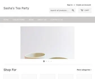 Sashasteaparty.com(Sasha's Tea Party) Screenshot