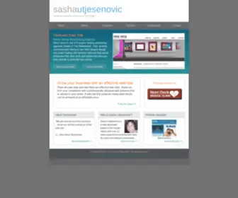 Sashau.com.au(Sasha Utjesenovic) Screenshot