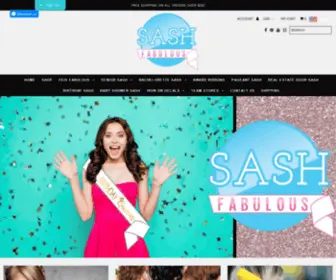 Sashfabulous.com(Sash Fabulous) Screenshot