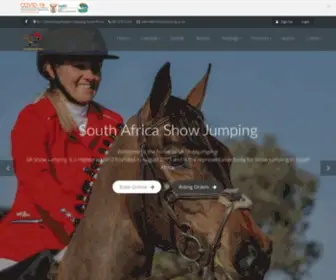 Sashowjumping.co.za(Show Jumping South Africa) Screenshot