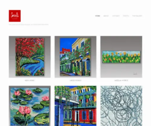 Sasikart.com(Beata Sasik Art Gallery) Screenshot