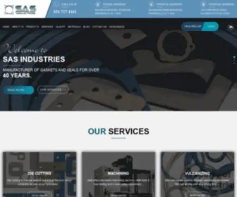 Sasindustries.com(SAS Industries Inc) Screenshot