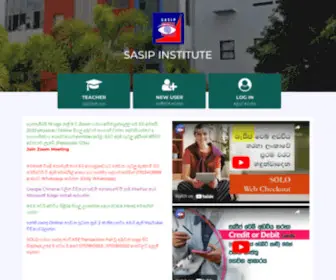 Sasipinstitute.com(SASIP Institute) Screenshot