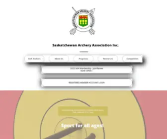 Saskarchery.com(Sask Archery) Screenshot