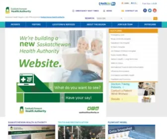 Saskatoonhealthregion.ca(Saskatoon Health Region) Screenshot