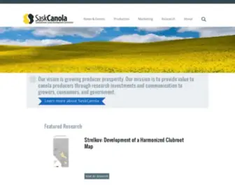 Saskcanola.com(Saskcanola) Screenshot