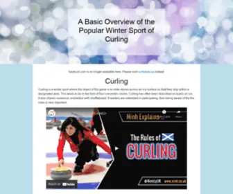 Saskcurl.com(Saskatchewan Curling Centre) Screenshot