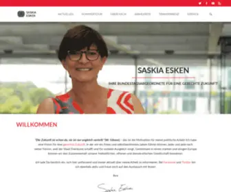 Saskiaesken.de(Saskia Esken) Screenshot