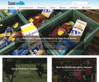 Saskmilk.ca(SaskMilk) Screenshot