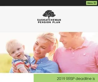Saskpension.com(The Saskatchewan Pension Plan) Screenshot