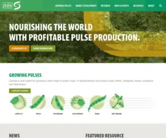 Saskpulse.com(Saskatchewan Pulse Growers) Screenshot