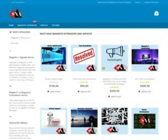 Sasnapps.com(Magento Extension Builders and developers) Screenshot