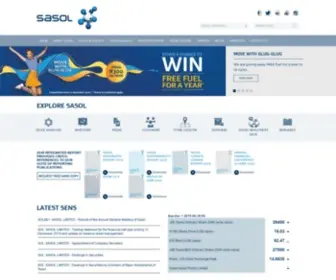 Sasol.co.za(Sasol Limited) Screenshot