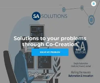 Sasolutionspk.com(Automation & Innovation) Screenshot